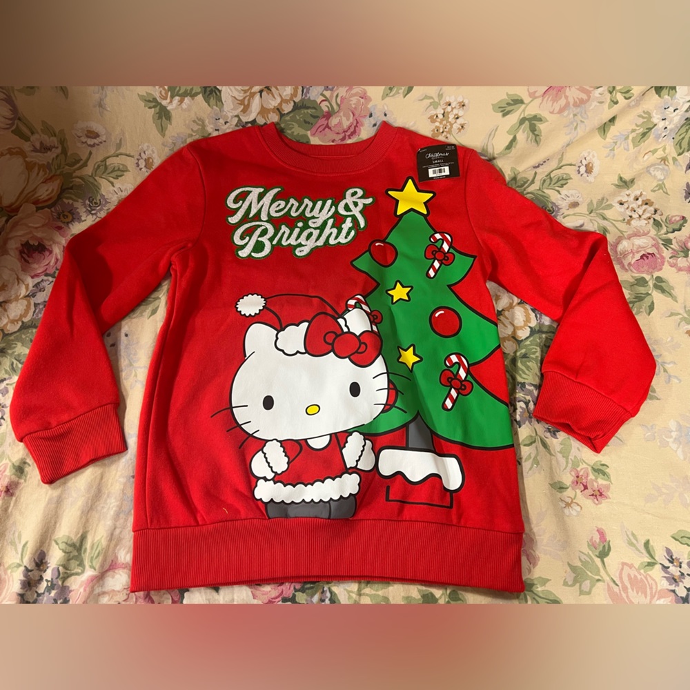 Hello Kitty Red Christmas Sweatshirt